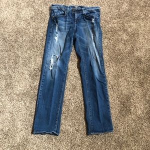 Straight leg jeans